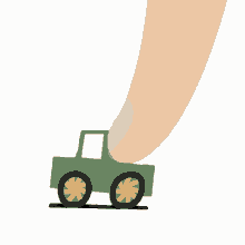 travel finger car transportation toy