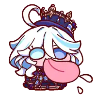 a cartoon drawing of a bird with a crown on his head