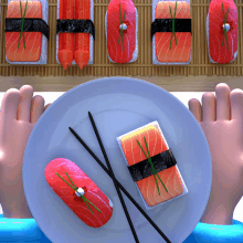 Sushi Sushi Platter GIF - Sushi Sushi Platter Food GIFs