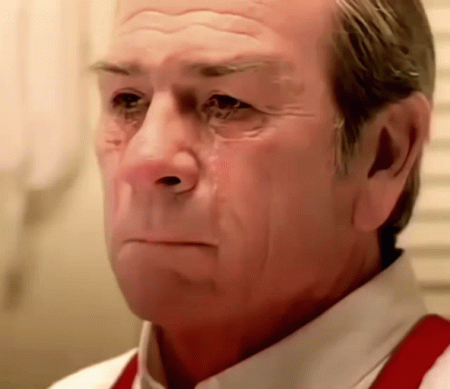 Tommy Lee Jones Crying Face GIF - Tommy Lee Jones Crying Face Sad Man -  Discover & Share GIFs