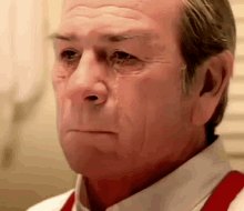 Tommy Lee Jones Crying Face GIF - Tommy Lee Jones Crying Face Sad Man GIFs
