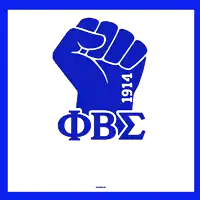 a blue fist with the letters fbs 1914 and gomab below it