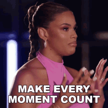 Make Every Moment Count Kamie Crawford GIF - Make Every Moment Count Kamie Crawford Are You The One GIFs
