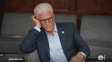 Checking The Time Ted Danson GIF - Checking The Time Ted Danson Neil Bremer GIFs