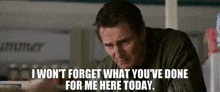 Liam Neeson Ted Movie GIF - Liam Neeson Ted Movie I Won'T Forget What You'Ve Done For Me Here Today GIFs