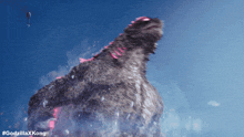 a picture of a monster with the hashtag godzillaxkong