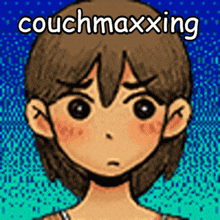 Couchmaxxing Omori Tenor GIF