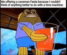 Fanta Caveman GIF