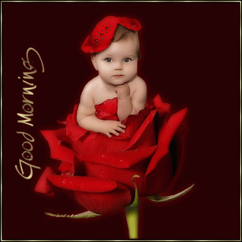 cute baby good morning pictures