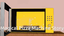 cartoons animation pizzabox pizza machine oven