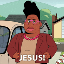Jesus Donna GIF - Jesus Donna Carol & The End Of The World GIFs