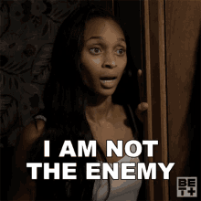 I Am Not The Enemy Ruth Truesdale GIF - I Am Not The Enemy Ruth Truesdale Ruthless GIFs