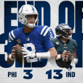 Indianapolis Colts (13) Vs. Philadelphia Eagles (3) Third-fourth Quarter Break GIF - Nfl National Football League Football League GIFs