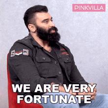We Are Very Fortunate Nikitin Dheer GIF - We Are Very Fortunate Nikitin Dheer Pinkvilla GIFs