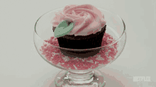 cupcake pink pink cupcake dessert pastry