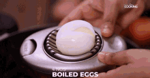 Boiled Eggs Homecookingshow GIF - Boiled Eggs Homecookingshow Sliced Eggs GIFs