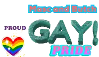 a poster that says proud mascon butch pride