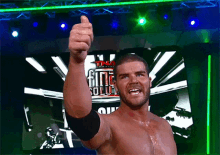 Bobby Roode Aces And Eights GIF - Bobby Roode Aces And Eights Thumbs Up GIFs