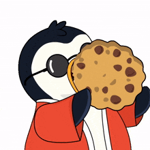 hungry penguin cookie bite pudgy