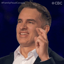 Fingers Crossed Family Feud Canada GIF - Fingers Crossed Family Feud Canada Hoping For Something GIFs