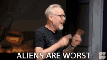 aliens are worst than humans adam savage the great debate aliens aliens are worst