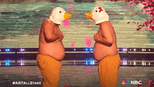 Kissing Ducks Yumbo Dump GIF - Kissing Ducks Yumbo Dump America'S Got Talent All-stars GIFs