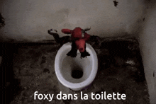 Foxy El Jumpscare GIF - Foxy El Jumpscare Dans La Toilette GIFs