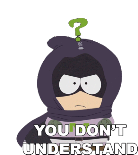 You Dont Understand Mysterion Sticker - You Dont Understand Mysterion Kenny Mccormick Stickers