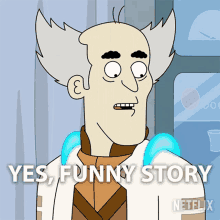 Yes Funny Story Barry Barris GIF