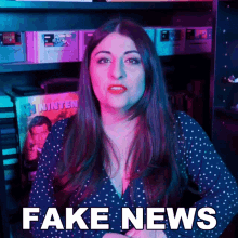 Fake News Lady Decade GIF - Fake News Lady Decade Thats A False Content GIFs