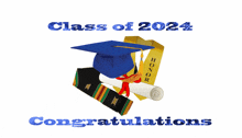 Graduation Class Of 2024 GIF - Graduation Class Of 2024 Degree GIFs