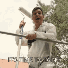 Its Time To Paint Mitchell Moffit GIF - Its Time To Paint Mitchell Moffit Shut It Off Asap GIFs