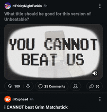 Unbeatable You Cannot Beat Us GIF