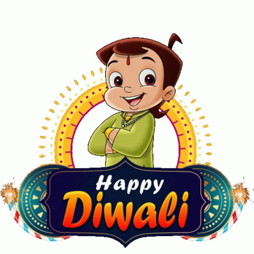 Wish You A Happy Diwali Chhota Bheem Sticker - Wish You A Happy Diwali  Chhota Bheem Deepavali Ki Shubhkamnaye - Discover & Share GIFs
