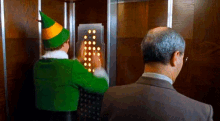 Elf - It'S Like A Christmas Tree! GIF - Elf Elevator Will Ferrell GIFs