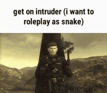 Get On Intruder Revolver Ocelot GIF - Get On Intruder Revolver Ocelot I Want To Roleplay As Snake GIFs