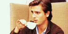 Pinky Up GIF - Scott Disick Pinky Sipping Tea GIFs