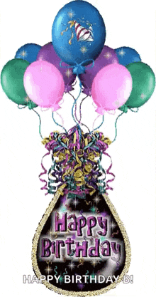 Happybirthday Celebration GIF - Happybirthday Celebration Balloons GIFs