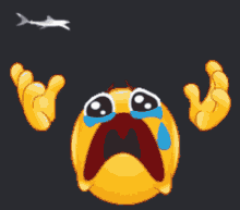 Shark Crying Emoji GIF - Shark Crying Emoji Meme GIFs