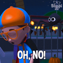 Oh No Blippi GIF - Oh No Blippi Blippi Wonders - Educational Cartoons For Kids GIFs