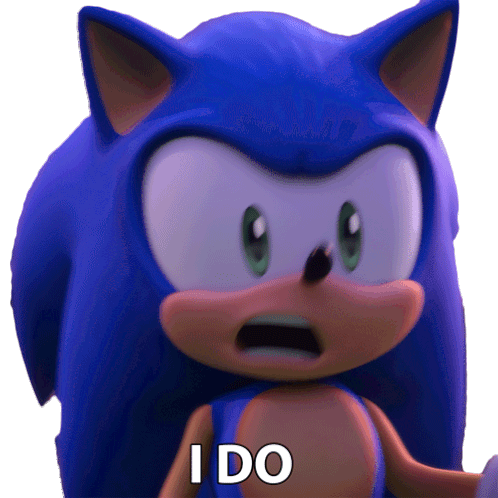 I Do Sonic The Hedgehog Sticker - I Do Sonic The Hedgehog Sonic Prime Stickers