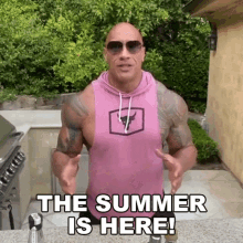 The Summer Is Here The Rock GIF - The Summer Is Here The Rock Dwayne Johnson GIFs