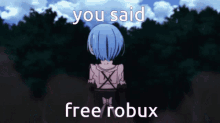 Rem Free Robux GIF - Rem Free Robux GIFs