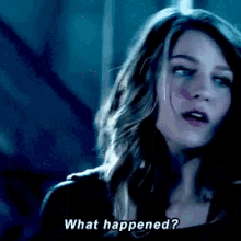 a woman is asking what happened in a dark room .