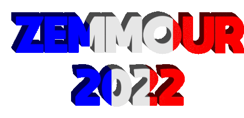 Zemmour2022 Transparent Sticker - Zemmour2022 Transparent Président Stickers