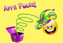 April Fools! GIF - Emoticon Joke Pranks GIFs