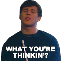What Youre Thinkin Brody Clementi Sticker - What Youre Thinkin Brody Clementi Cb30 Stickers