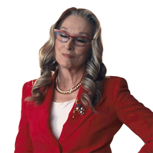 What A Pity President Orlean Sticker - What A Pity President Orlean Meryl Streep Stickers