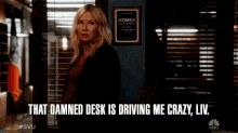 Thats Damned Desk Driving Me Crazy GIF - Thats Damned Desk Driving Me Crazy Go Crazy GIFs