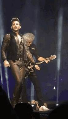 Adam Lambert Concert GIF - Adam Lambert Concert Rocking GIFs